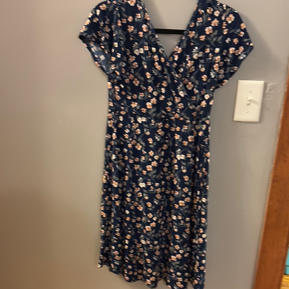 Floral Navy Dress